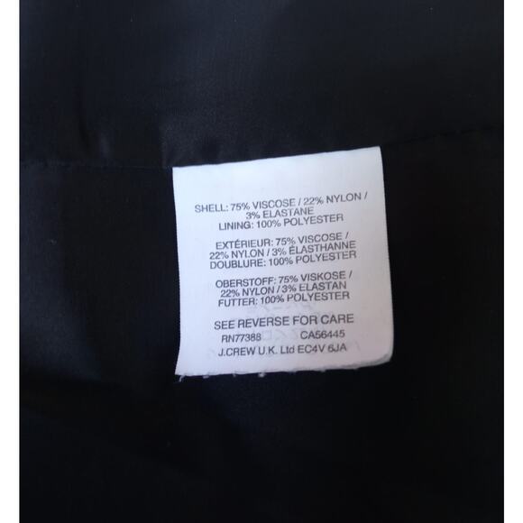 J. Crew Blazer Jacket 365 Women’s Gray Open Front Stretch Office Size Small - Picture 8 of 10